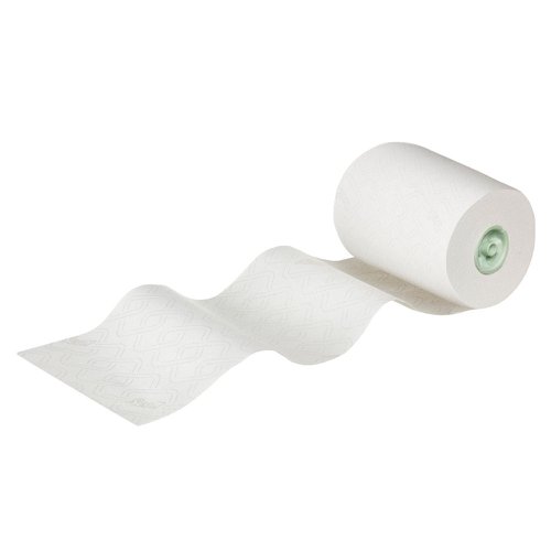 Scott Essential 1-Ply Hand Towels Rolled Slimroll E-Roll White (Pack of 6) 6639 Kimberly-Clark