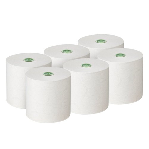 Kleenex 1-Ply Hand Towels Rolled E-Roll Large White (Pack of 6) 6646 - KC58780