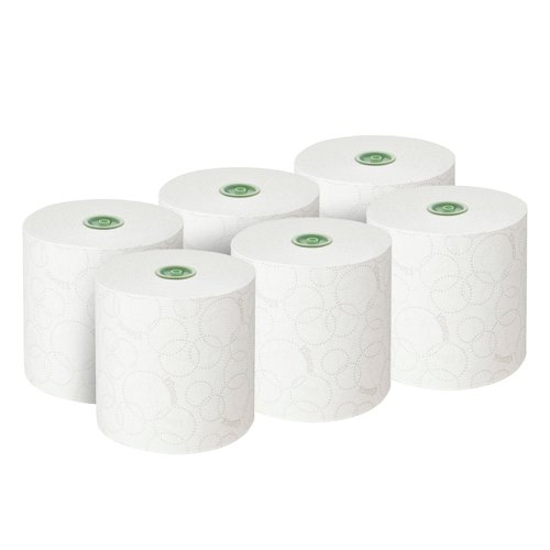 Kleenex 2-Ply Hand Towels Rolled E-Roll Large White (Pack of 6) 6782