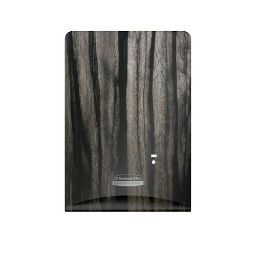 KC04300 Kimberly Clark ICON Faceplate for Automatic Soap and Sanitiser Dispenser Ebony Woodgrain 58834