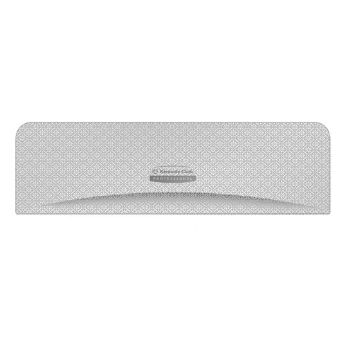 Kimberly Clark ICON Faceplate To Fit Standard 2-Roll Toilet Paper Dispenser Horizontal Silver Mosaic - Kimberly-Clark - KC05379 - McArdle Computer and Office Supplies