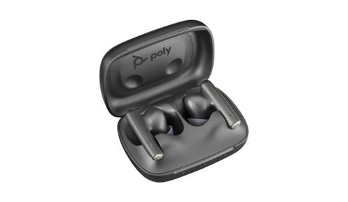 PY17903 Poly Voyager Free 60 UC True Wireless Stereo Earbud with Charging Case Bluetooth USB-A 220756-01