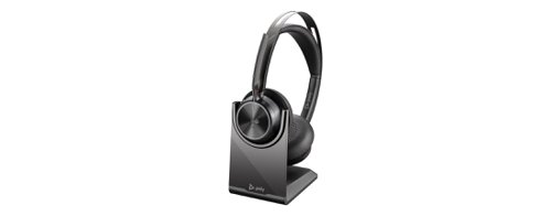 Poly Voyager Focus 2 UC Wireless Bluetooth Headset and Charge Stand