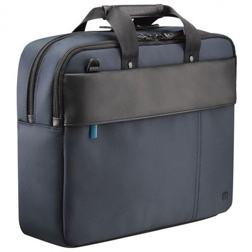 8MNM005032 | Protect your devices and all your accessories when you travel thanks to this laptop briefcase with an elegant design and ingenious layout. It includes one main padded compartment to store your laptop or tablet, a second compartment with an organiser and a front pocket for accessories. It’s extremely practical with a removable shoulder strap and an integrated trolley strap. Versatile, it includes a secret rear pocket so that you can keep your essential items hidden and close to hand. You can take it anywhere thanks to its water-repellent material and sleek appearance.