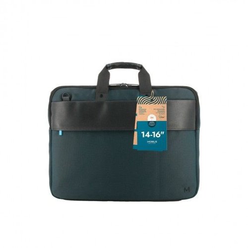 Mobilis 14 to 16 Inch 25 Percent Recycled Executive 3 Twice Briefcase Blue