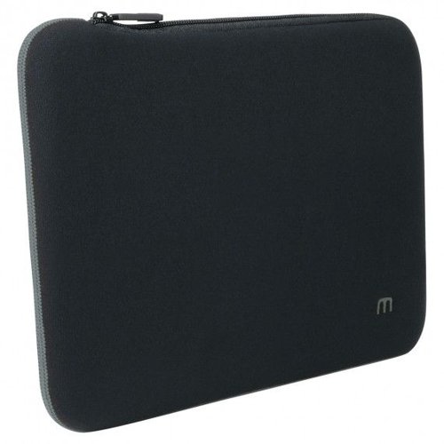 Mobilis 12.5 to 14 Inch Skin Sleeve Notebook Case Black and Grey