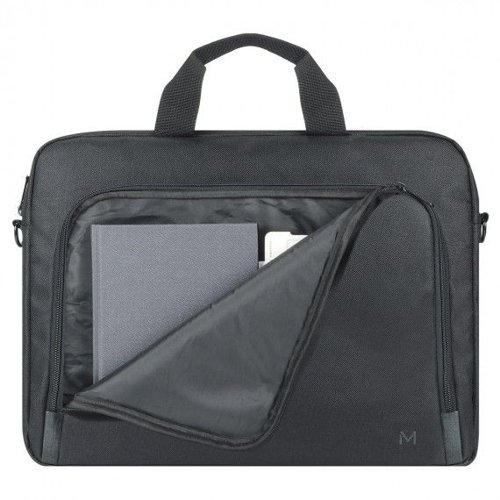 Mobilis 11 to 14 Inch 30 Percent Recycled The One Basic Briefcase Toploading Notebook Case Black