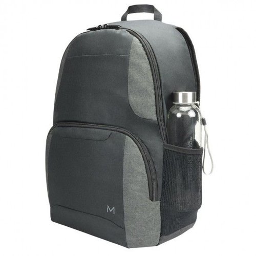 8MNM003051 | This laptop backpack by MOBILIS The One Basic Backpack is a functional and practical carrying accessory designed to meet the needs of mobile workers who are looking for a simple and effective carrying solution for their office belongings. This computer backpack is suitable for laptops between 14'' and 15.6'' in size, making it an ideal choice for students, office workers, professionals on the go or simply for users who need to carry their laptop safely. Additionally, the laptop backpack is made from high quality materials, which ensure its durability and resistance to the most rigorous usage conditions. It features a spacious main compartment, which can accommodate a laptop, books, files, and other essential accessories. This main compartment is also equipped with a sturdy zipper, which ensures the safety of your belongings. In addition to the main compartment, the backpack has a zippered front pocket, which allows you to store smaller accessories. User comfort is considered in the design of this laptop backpack, with adjustable padded shoulder straps and a sturdy carrying handle, which allow you to carry your backpack comfortably and conveniently, whether you're walking, biking, or taking public transportation.