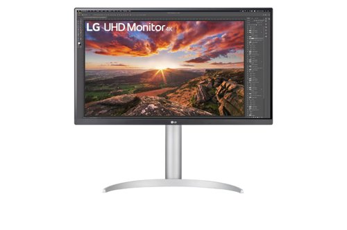 LG 27UP85NP-W 27 Inch 3840 x 2160 Pixels 4K Ultra HD IPS Panel FreeSync DisplayHDR 400 HDMI DisplayPort USB-C Gaming Monitor