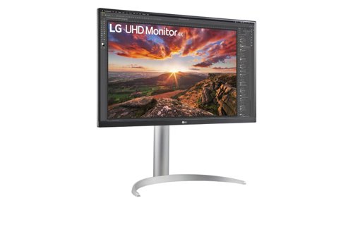 LG 27UP85NPW 27 Inch 3840 x 2160 Pixels 4K Ultra HD FreeSync HDMI DisplayPort USB-C Monitor