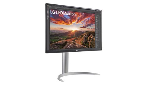 8LG27UP85NPW | Details MasteredEnjoy flawless visuals and the true vibrancy of colour with LG UHD 4K HDR Monitor. Content creators working on HDR content will appreciate its capability to reproduce brightness and contrast for previews and editing.