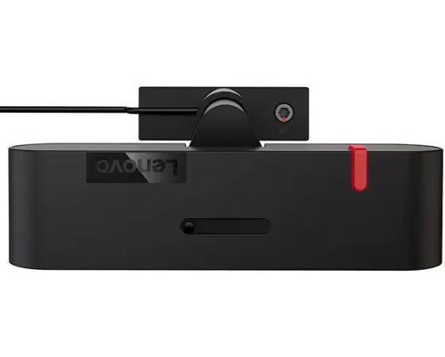 8LEN4XC1D66056 | Add clarity to your business vision with Lenovo ThinkVision MC50 Monitor Webcam. This feature-rich webcam adds easy functionality to your daily operations when paired with compatible monitors. Capturing 1080p RGB video images with its 1/2.9-inch RGB sensor, MC50 delivers clear images for all your videoconferencing needs. Its wide 90° field of view fits your content comfortably in the frame, while the cam swivels -45° to 225° and tilts +/-30° up and down. Thanks to Lenovo’s proprietary smart traffic light, which automatically turns on a tiny light when you are engaged in a meeting, and a physical camera shutter, you can say goodbye to privacy concerns. MC50’s built-in dual microphones with noise cancellation provide clear audio that you can count on, captured up to 2 metres away.