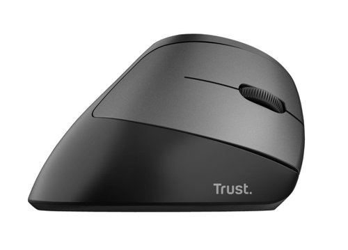 Wireless, rechargeable lighted mouse with an ergonomic, vertical design to reduce arm and wrist strain, and with lighting.The Bayo Ergonomic Rechargeable Wireless Mouse’s ergonomic vertical design positions your wrist in such a way that reduces strain and provides all-day comfort. Plus, its wireless capabilities let you work unconstrained.An included USB-C cable enables you to recharge without missing a beat – so you can work more efficiently. Plus, an on/off switch and low-battery LED keep you energy-conscious.Adjust the mouse’s sensitivity from 800-2400 DPI, depending on your preferences. Meanwhile, two thumb buttons allow you to move easily backwards and forwards in your browser. An adjustable multicolour LED strip on the bottom of the mouse provides your work setup with a lively yet understated vibe. 