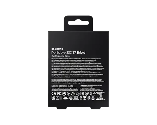 Samsung MUPE4T0S 4TB T7 Shield USB-C External Solid State Drive Black