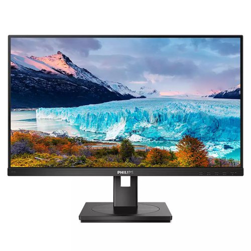 8PH272S1M | Philips S Line monitor gives essential features for daily productivity and comfortable work. Virtually frameless with crisp FHD for an expended and clear view. USB SuperSpeed hub provides convenience and fast data transfers.