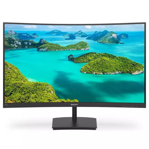 Philips E Line 241E1SCA 23.6 Inch 1920 x 1080 Pixels Full HD VA Panel FreeSync HDMI VGA Monitor 8PH241E1SCA Buy online at Office 5Star or contact us Tel 01594 810081 for assistance