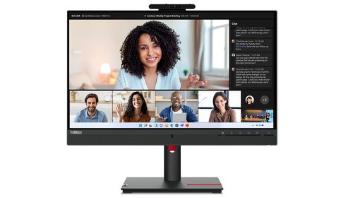 Lenovo ThinkVision T24mv-30 23.8 Inch 1920 x 1080 Pixels Full HD IPS Panel HDMI DisplayPort USB-C Monitor 8LEN63D7UAT3 Buy online at Office 5Star or contact us Tel 01594 810081 for assistance