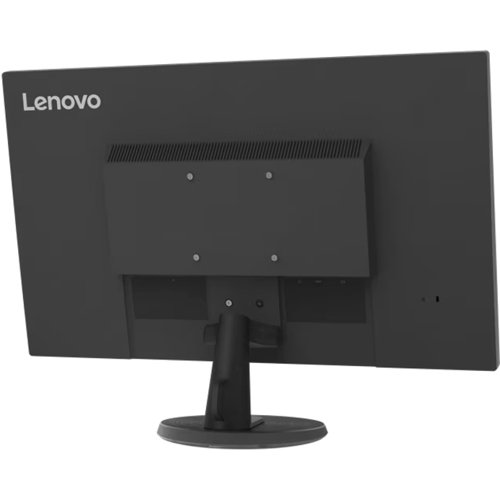 8LEN63DDKAT6 | With the Lenovo C27-40 Monitor, make the most out of your work and play. Experience the vividness of every image on the monitor’s big 27-inch 3-side NearEdgeless VA panel. The FHD (1920 x 1080) resolution renders clear and sharp images so that accuracy becomes your superpower while working on professional documents and playing games. The Lenovo C27-40 Monitor sports VA panel with 178°/178° wide-viewing angle. The 72% NTSC support produces vivid imagery. Enjoy smooth video streaming or gameplay with a 75Hz refresh rate and quick 5ms screen response time. The AMD FreeSync™ technology* ensures the screen does not tear and stutter during fast-moving scenes. With work and gaming often exposing you to the screen for long hours, the monitor’s Natural Low Blue Light technology protects your eyes from harmful blue light. The monitor comes with connectivity ports including HDMI, VGA, and audio-out to seamlessly connect your laptop, CPU, speakers, and headphones. The tilt functions help you adjust the monitor as per your ideal seating posture. You can also VESA Mount it for extra comfort and a neat working and playing space. Tuck every wire behind the monitor with the integrated cable management system to keep your desk free from tangled wires. With the Lenovo C27-40 Monitor, strike the perfect balance between work and play.