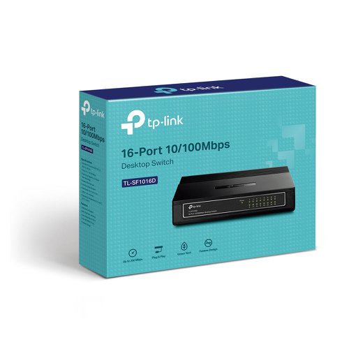 TP Link 16 Port 10 100Mbps Desktop Rackmount Network Switch TP-Link