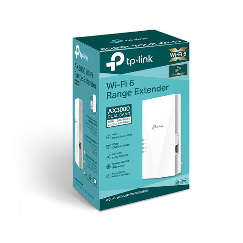 TP Link AX3000 Mesh WiFi 6 Range Extender Home Plug Network 8TP10369048