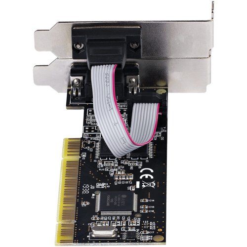 StarTech.com 2-Port PCI RS232 DB9 Serial Adapter Card StarTech.com