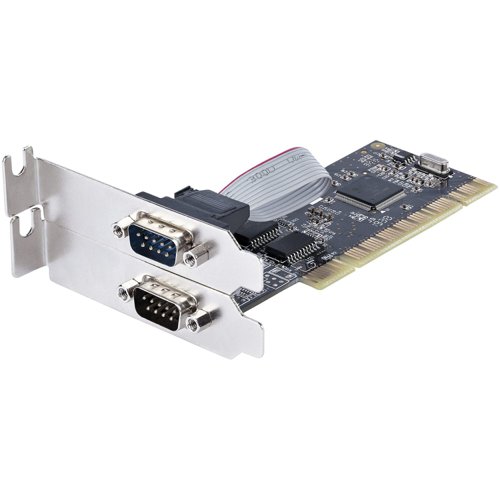 StarTech.com 2-Port PCI RS232 DB9 Serial Adapter Card PCI Cards 8ST10349695