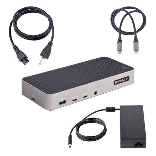 StarTech.com USB-C HDMI DisplayPort Triple Monitor Docking Station