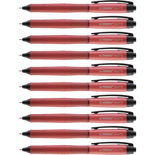 STABILO PALETTE Gel Rollerball 0.4mm Line Red (Pack 10) - 268/40-01 12291ST Buy online at Office 5Star or contact us Tel 01594 810081 for assistance