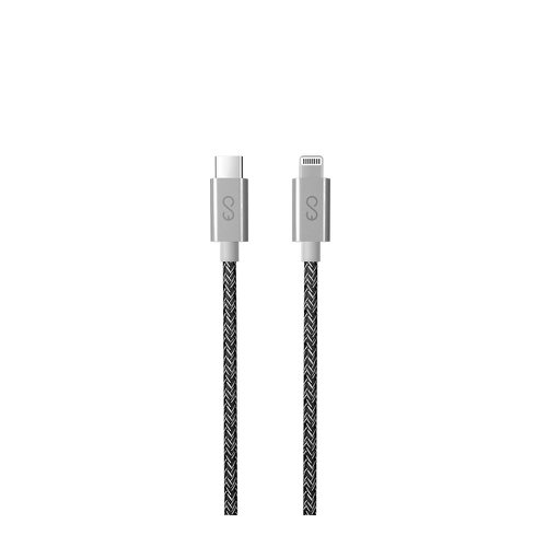 Epico Lightning to USB-C Braided Cable is a highly durable cable suitable for everyday use. It achieves data transfer of up to 480 Mbs, making it ideal for synchronizing data from the device. It supports Power Delivery power up to 60 W. Epico Lightning Braided PD Cable is made in two sizes, 1.2 m & 1.8 m.