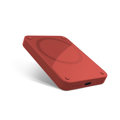 Epico 4200 mAh Magnetic Wireless Power Bank Red