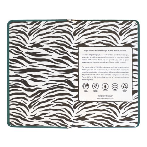 Pukka Planet Casebound Notebook 134 x 215mm 192 8mm Ruled 90gsm Pages Leaf It With Me - 9765-SPP