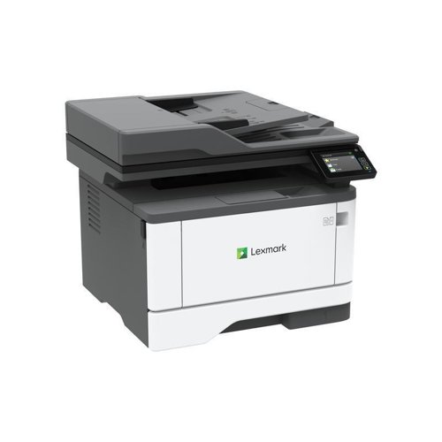 Light, compact, and fast, the MX431adn multifunction supports output up to 40 pages per minute, plus double-side automatic scanning, copying, faxing and touch-screen convenience. Connect via USB or Gigabit Ethernet and add an optional 550-sheet paper tray or available Extra High Yield Uniso toner offering up to 20,000 pages of output.