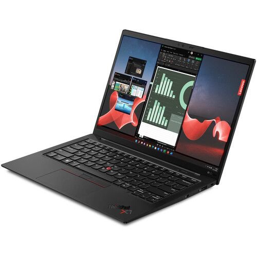 8LEN21HM004Q | Efficiently complete your business tasks with the robust and powerful Lenovo ThinkPad X1 Carbon Gen 11 Notebook. Sporting a lightweight and compact design, the ThinkPad X1 Carbon Gen 11 increases performance and enhances productivity whether you are in the office or on the road.