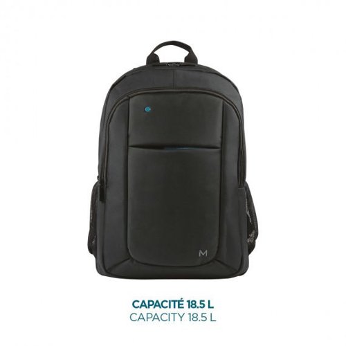 Mobilis The One Backpack 14 to 15.6 Inch 30 Percent Recycled Notebook Case Black 8MNM003064 Buy online at Office 5Star or contact us Tel 01594 810081 for assistance