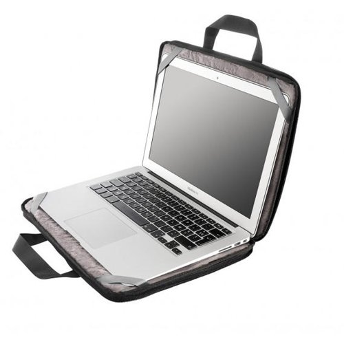 Mobilis Trendy 12.5 to 14 Inch Sleeve Notebook Case Grey and Black 8MNM025013 Buy online at Office 5Star or contact us Tel 01594 810081 for assistance