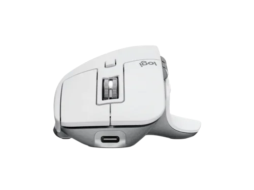 Logitech 8000 DPI MX Master 3S For Mac Performance Wireless Mouse Grey Logitech