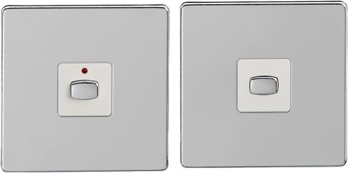 EnerGenie MiHome Smart Polished Chrome 1 Gang Light Switch