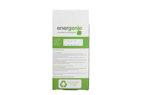 EnerGenie Smart Plugs 3000W 3 Pack White 8ENENER0023 Buy online at Office 5Star or contact us Tel 01594 810081 for assistance