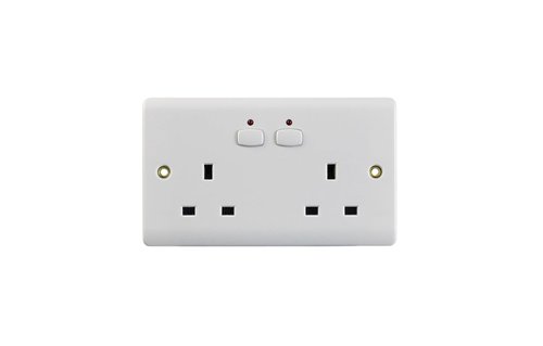 EnerGenie Mi Home Double Socket Outlet White