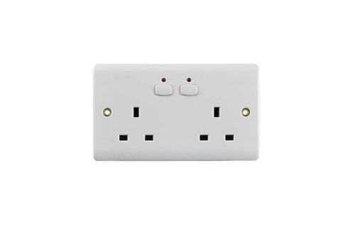 EnerGenie Mi Home Double Socket Outlet White 8ENMIHO007 Buy online at Office 5Star or contact us Tel 01594 810081 for assistance