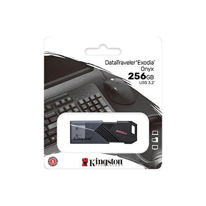 Kingston Technology DataTraveler 256GB Exodia Onyx USB Flash Drive