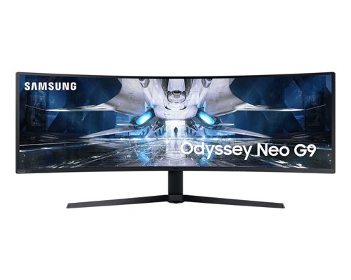 Samsung Odyssey Neo G9 49 Inch 5120 x 1440 Pixels 5K Dual Quad HD 1000R FreeSync Premium Pro HDMI DisplayPort USB Hub Gaming Monitor Desktop Monitors 8SA10380229