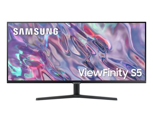 Samsung ViewFinity S34C500GAU 34 Inch 3440 x 1440 Pixels Ultra Wide Quad HD VA Panel HDMI DisplayPort LED Monitor