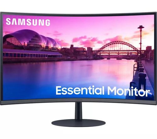 Samsung C390 27 Inch 1920 x 1080 Pixels Full HD VA Panel AMD FreeSync HDMI DisplayPort Curved Monitor Desktop Monitors 8SA10380236