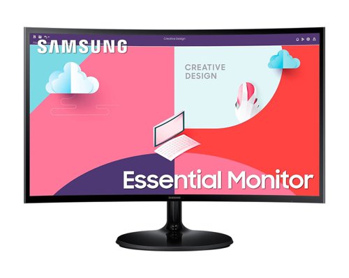 8SA10380240 | A more immersive viewing experience. The curved monitor wraps more closely around your field of vision to create a wider view which enhances depth perception and minimizes peripheral distractions, helping to better stay focused on what's on screen.Low latency gameplay experience. AMD Radeon FreeSync™ keeps your monitor and graphics card refresh rate in sync to reduce image tearing. Stay entertained without any interruptions. Even fast scenes look seamless and smooth.Gain the edge with optimizable game settings. Colour and image contrast can be instantly adjusted to see scenes more vividly and spot enemies hiding in the dark, while Game Mode adjusts any game to fill your screen with every detail in view.