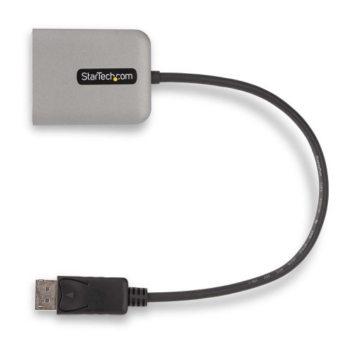 StarTech.com 2-Port Dual 4K 60Hz DisplayPort MST Hub 1ft (30cm) Built-in Cable AV Cables 8ST10381215