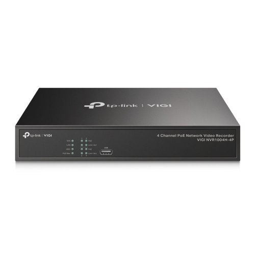 TP-Link VIGI 4 Channel PoE Plus Network Video Recorder