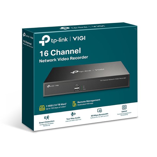 8TP10337372 | The VIGI network video recorder coordinates with camera systems to help you view, store, and playback videos.