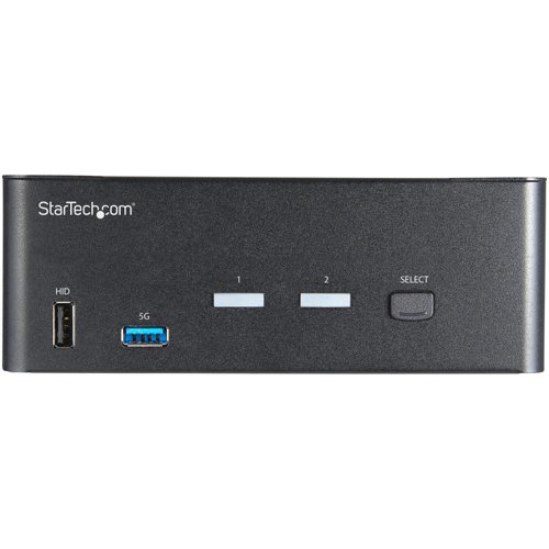 StarTech.com 2 Port Dual Monitor 4K 60Hz Ultra HD HDR HDMI KVM Switch 8ST10345644