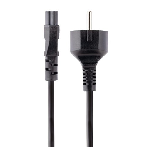 StarTech.com 3m Laptop Power Cord EU Schuko to C5 2.5A 250V 18AWG 8ST10368001 Buy online at Office 5Star or contact us Tel 01594 810081 for assistance